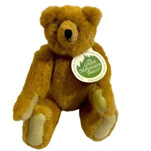 Vintage 1993 Mary Meyer Green Mountain Bears HAYSTACK Jointed Plush Bear